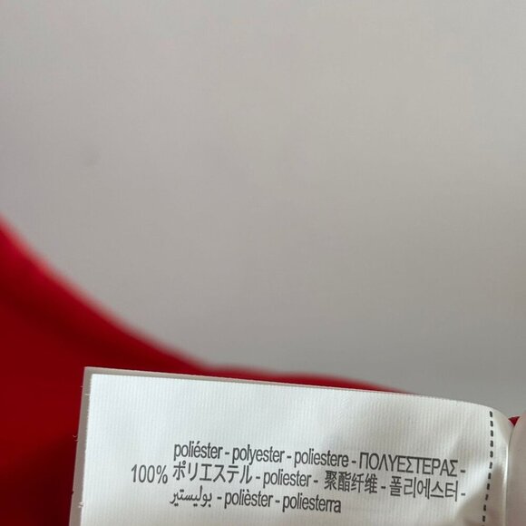 Zara Womens Bloggers Favorite Classic V-neckline Satin Dress Red Size XL - Picture 8 of 14